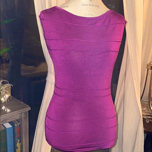 White House Black Market Tops - WHBM fuchsia purple capsleeve sleeveless top XS​